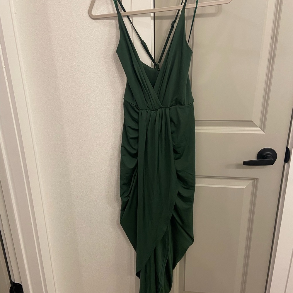 Baltic Born Asymmetrical Green Dress